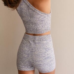 Reformation Roze Shorts Blue Spacedye size S NWT